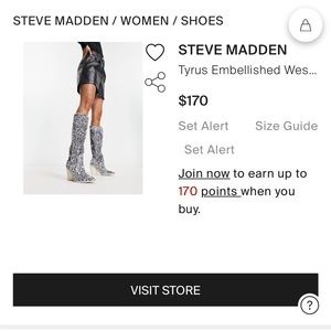 NWT hard to find Taylor swift Sequin Steve Madden Western Boots